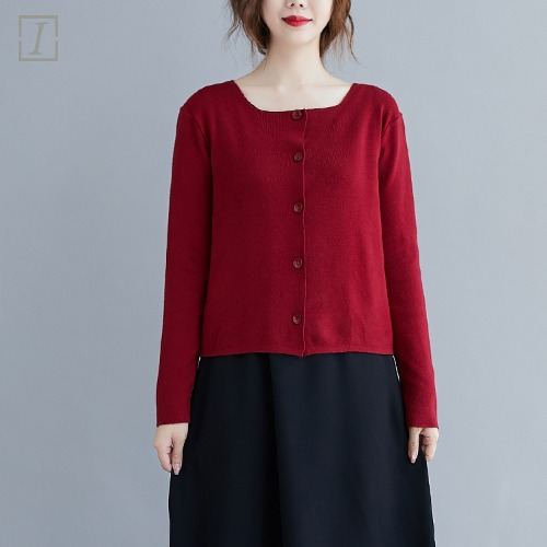 紅色罩衫/單品