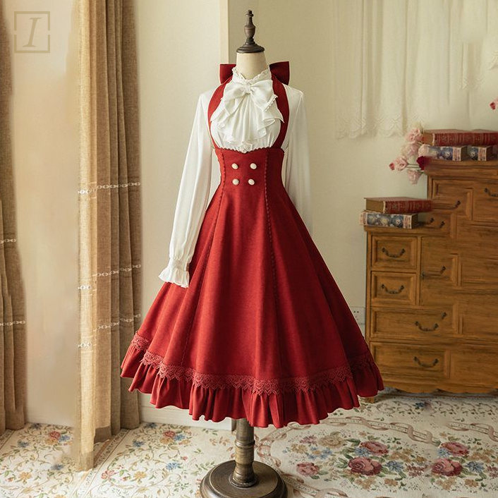紅色/連衣裙/單品