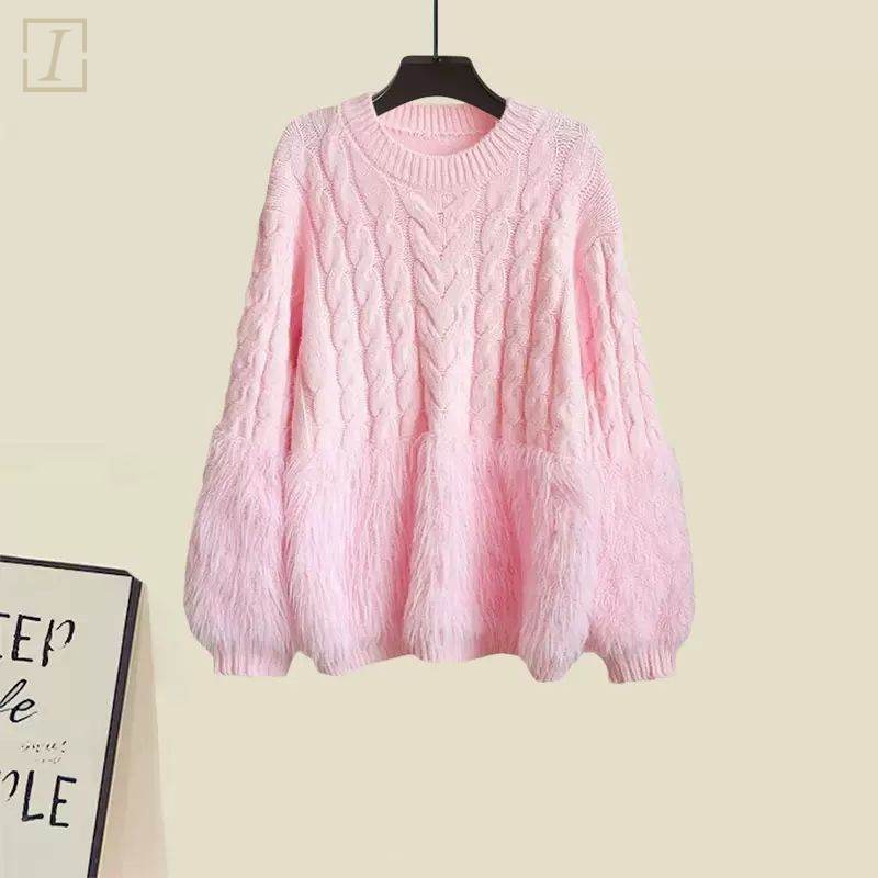 粉色毛衣/單品